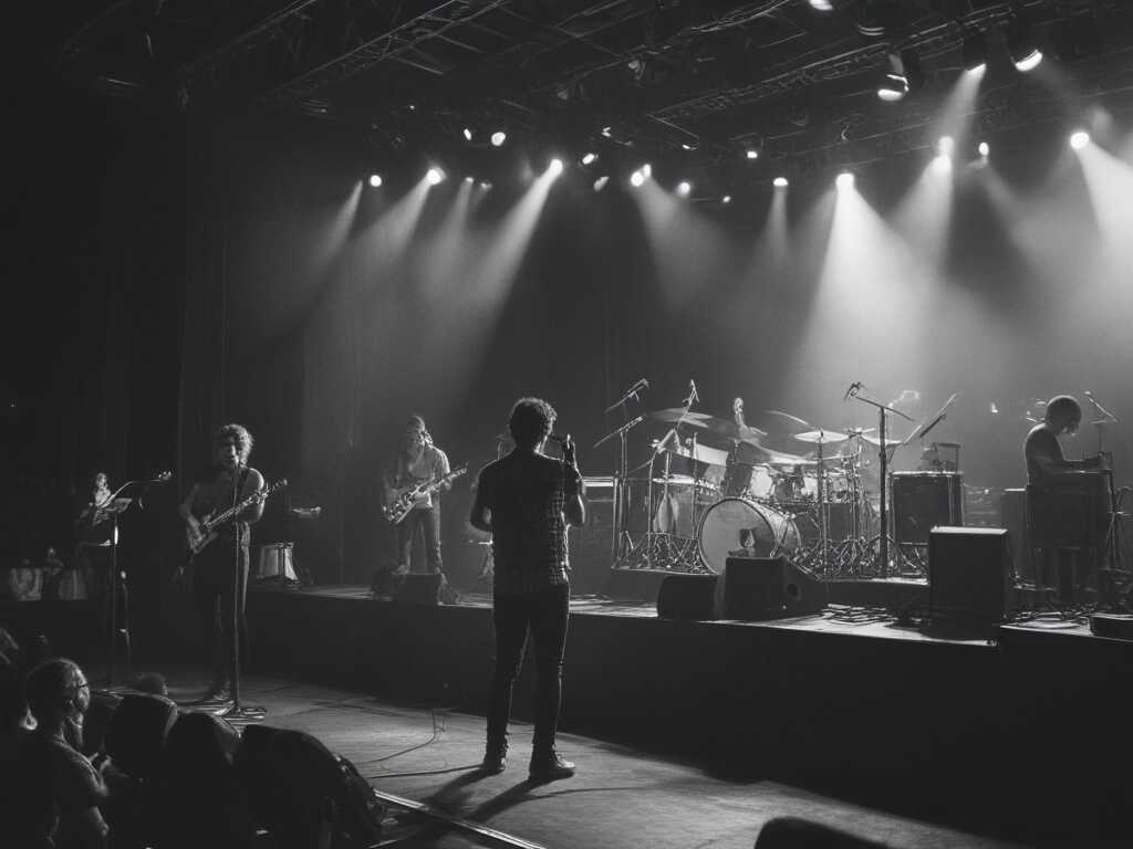 band in live performance